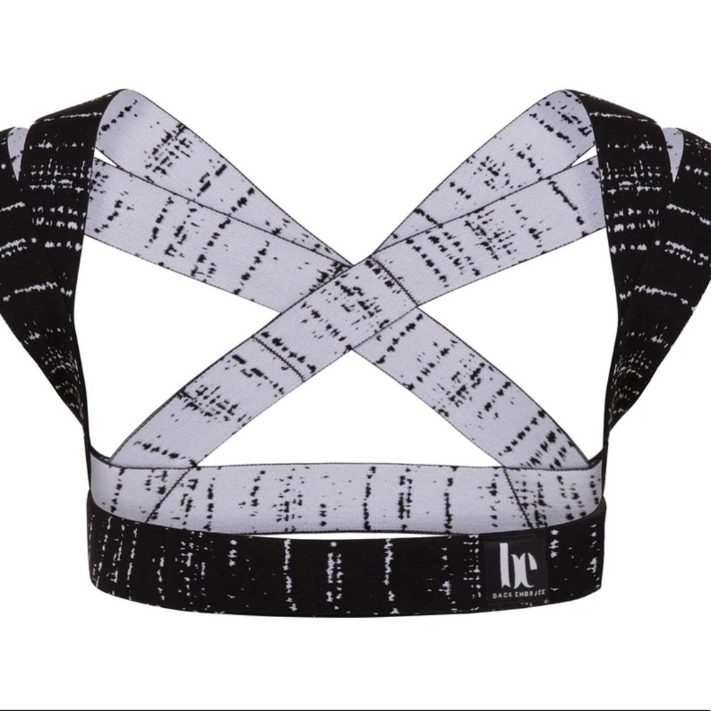 NEW BackEmbrace Black Patterned Posture Corrector